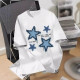 Five Star Printed Short Sleeve T-Shirt GYIQ-ZW112810C ZB114234C