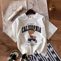 Print O Neck Short Sleeve T Shirt GYIQ-ZW113151C CSZ383C