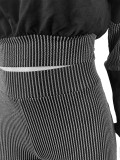Patchwork Hooded Sweatshirt Flare Pants Suit CH-25016
