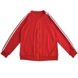 Fashion Solid Color Jackets Two Piece Skirts Set BY-7252
