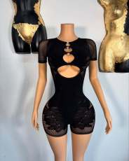 Pre Order: About 7 work days shipping Hollow Out Knits Jumpsuit YUEM-Y2025224