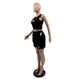 Fahion Sport Sleeveless Vest Short Suit QYLF-0149