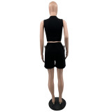 Fahion Sport Sleeveless Vest Short Suit QYLF-0149