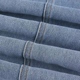 Fashion Patchwork Loose Micro Flare Jeans GZCF-6002