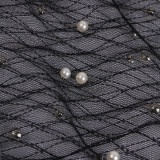 Sexy See-through Mesh Beaded Beach Club Dress (No Underwear)NY-9001