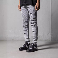 Men's Fashion Tight Holes Jeans GWBM-TM226