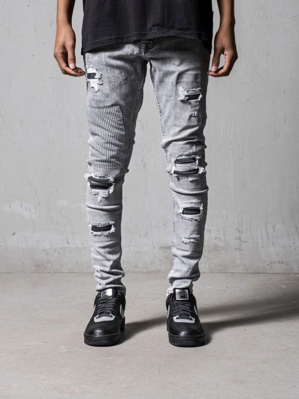 Men's Fashion Tight Holes Jeans GWBM-TM226