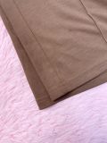 Solid Color Short Sleeve Loose Two Piece Pants Set SFY-658