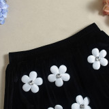 3D Floral Bustier Skirts GNZD-51669DBD
