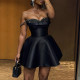 Fashion Sequin Patchwork Sling Mini Dress GCNE-HK7892
