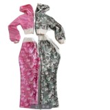 Print Cardigan Hooded Coat And Pants Suit GLJS-B8306