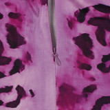 Leopard Print Sling Mini Dress YWXS-XS-XSL44778