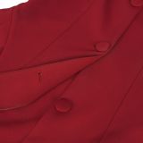 Deep V Neck Long Sleeve Ruffles Mini Dress BY-7263