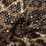 Leopard Sequin Split Tie Up Skirts GDSF-J25SK032