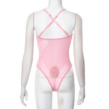 Erotic Mesh Sling Backless Bodysuit GDSF-D25BS052