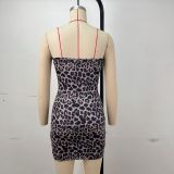Sexy Print Off Shoulder Tube Tops Dress GPBY-DR957