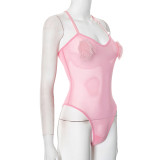 Erotic Mesh Sling Backless Bodysuit GDSF-D25BS052
