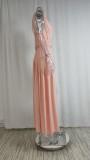 Plus Size Loose Irregular Maxi Dress GMAN-24492