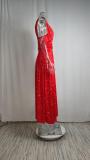 Plus Size Loose Irregular Maxi Dress GMAN-24492