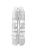 Sexy See Through Loose Solid Pants LSD-2443
