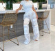 Sexy See Through Loose Solid Pants LSD-2443