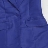 Plus Size Lapel Split Blazer Vest Dress Two Piece Set NY-3370