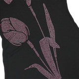 Hot Drill Sleeveless Sljm Mini Dress CYA-901840