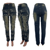Fashion Slim Pencil Jeans LX-6052