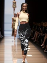 Fashion Print Yoga Tight Pants GXJF-23806