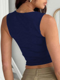 Sleeveless Solid Color Tank Tops GZYU-K2512073