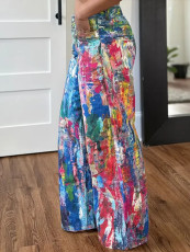 Fashion Painted Loose Pants OLYF-6187