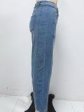 Fashion Loose Washed Straight Jeans GMYT-2401