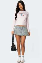 Vintage Pod Denim Skirt GMYT-13286