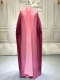Gradient Color Loose Batwing Sleeve Robe Coats  GZRF-KH-0076