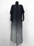 Gradient Color Print Long Coat GZRF-KH-0100