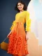 Gradient Color Long Sleeve Midi Dress GZRF-KH-0079