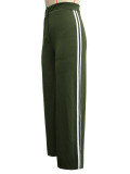Side Stripe Casual Straight Pants SH-391404