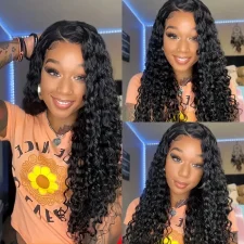 Small Curly Tube Long Curly Hair Chemical Fiber Head Covers YWHX-M1049