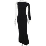 Solid Color Sleeveless Tie Up Maxi Dress FL-JY24115MHO