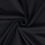 Solid Color Hollow Out Midi Dress GBTF-6949DR