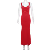 Sexy Backless Bow-tie Bodycon Dress  GYME-K23D40893