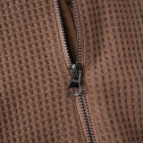 Solid Color Long Sleeve Hooded Coat GSZM-ZTP1387