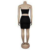 Sexy Tube Top And Mini Skirt 2 Piece Set BY-7477