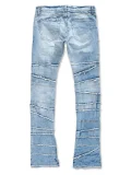 Men's Zipper Washed Straight Jeans XCFF-83102