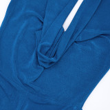 Solid Color Tie Up Backless Jumpsuit MXBF-J25JP239
