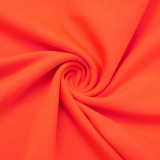Colorful Silk Scarf Knotted Solid Two Piece Pants Set MXBF-J25ST245