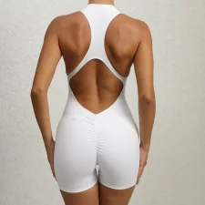 Solid Color Tight Sport Yoga Romper GQSA-Q22