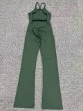 Adjustable Straps Backless Yoga Jumpsuit GQSA-53202