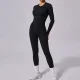 Long Sleeve Solid Color Sport Jumpsuit GQSA-10122