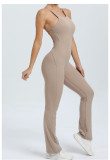 Adjustable Straps Backless Yoga Jumpsuit GQSA-53202